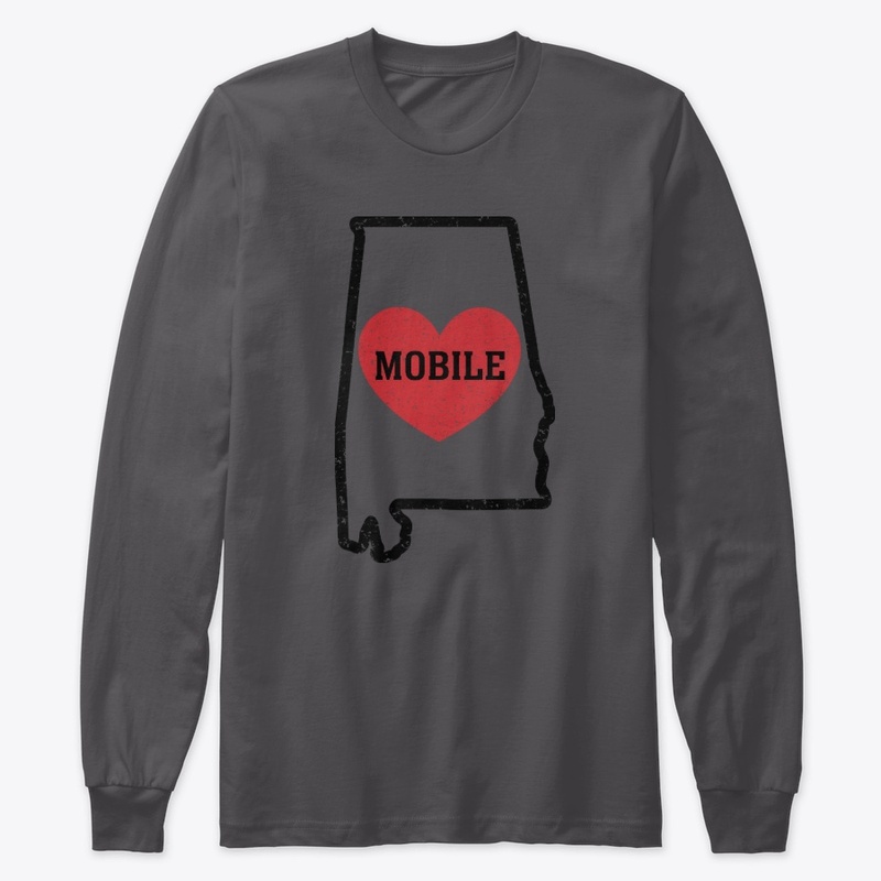 Mobile Alabama Heart Shirt City