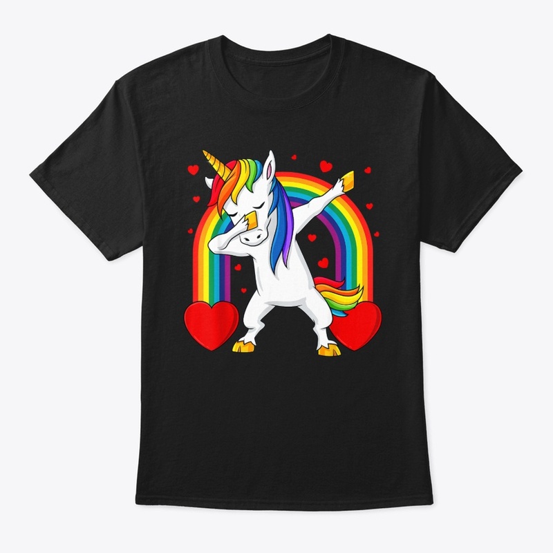 Dabbing Unicorn Valentines Day Gift