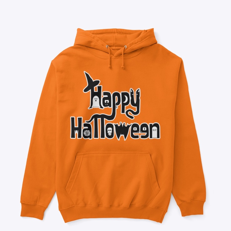 Halloween spirit in black