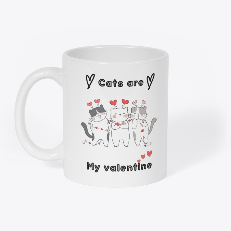 Cats are my valentine