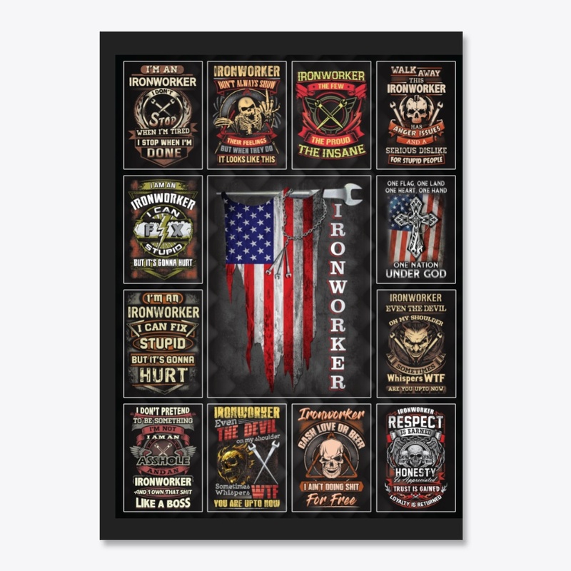 Awesome Ironworker Collage Product