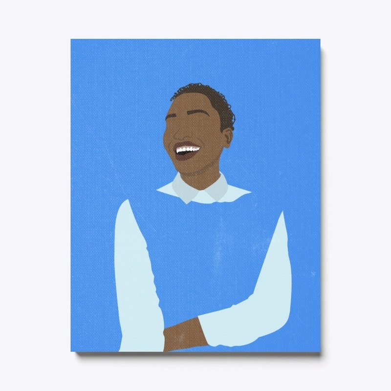 Her Laugh Canvas Art