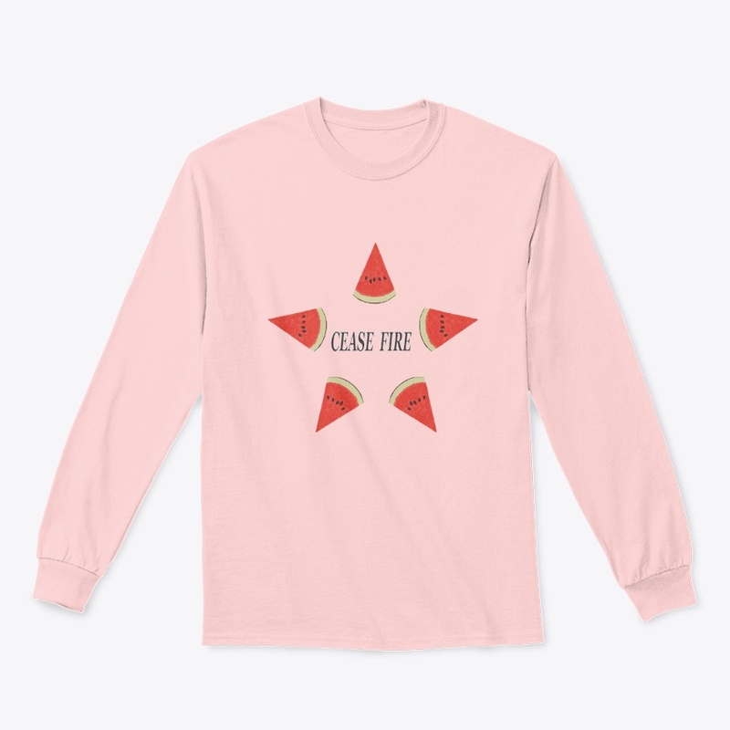 "CEASE FIRE" Watermelon Star Line