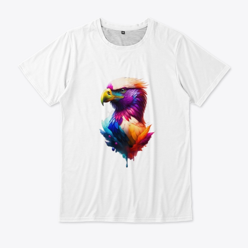 Eagle Head Splash Art T-Shirt