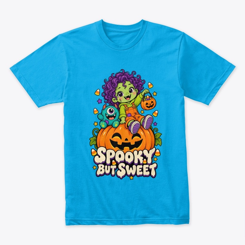 Spooky But Sweet Halloween Kids Shirt