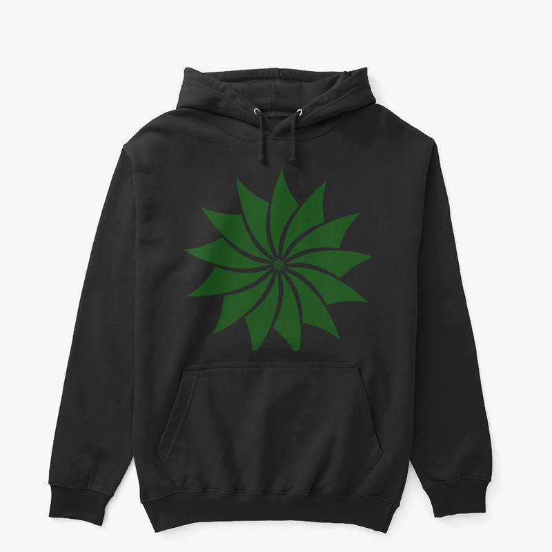 Geometric Swirl Floral Design for TShirt