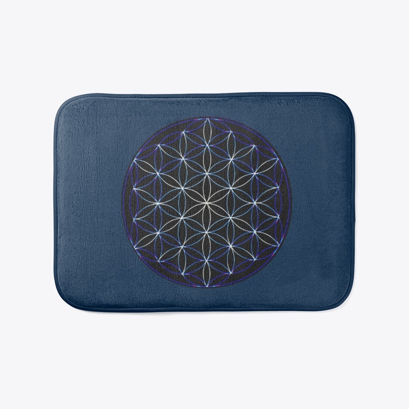 Flower of Life Blue