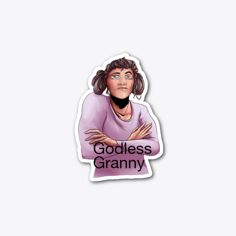 Godless Granny Sticker
