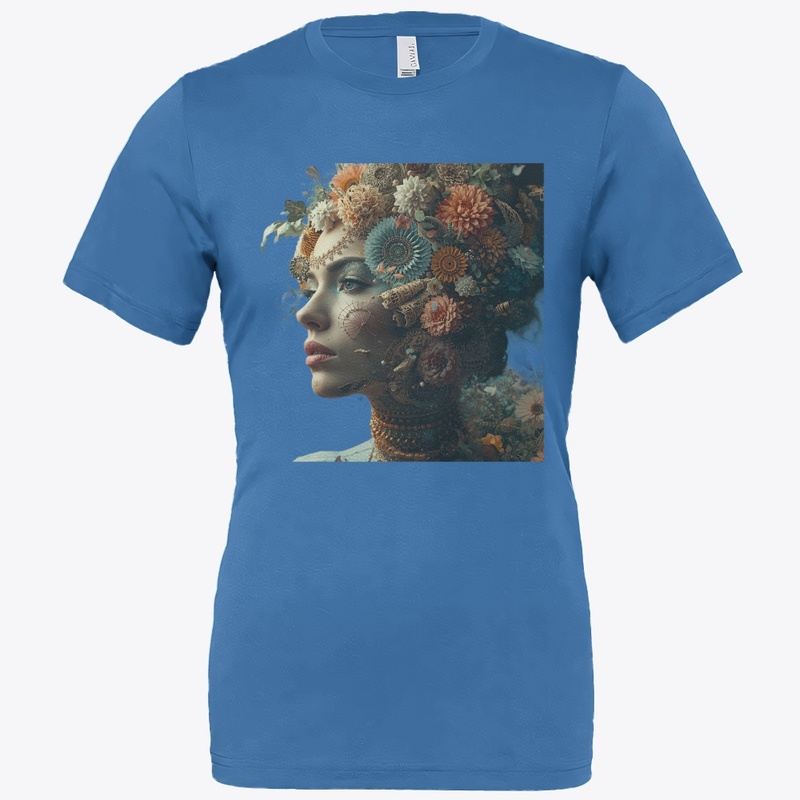 Surreal Floral Portrait with Steampunk