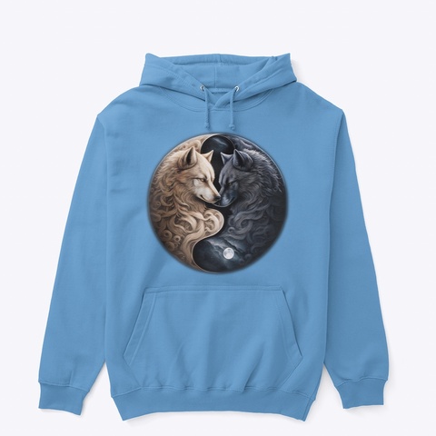 Yin &Amp; Yang Carolina Blue Camiseta Front