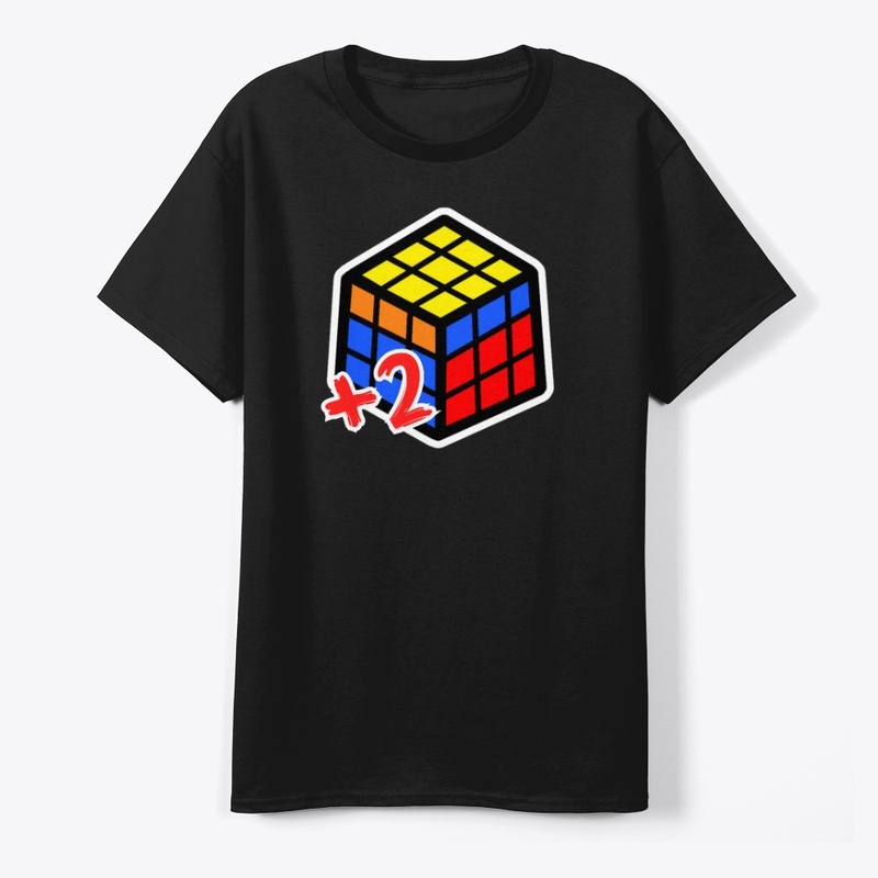 +2 Cubing T-Shirt (Black)