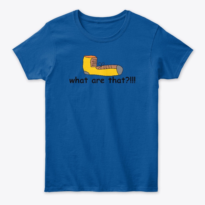 its a shoe... and it says what are that