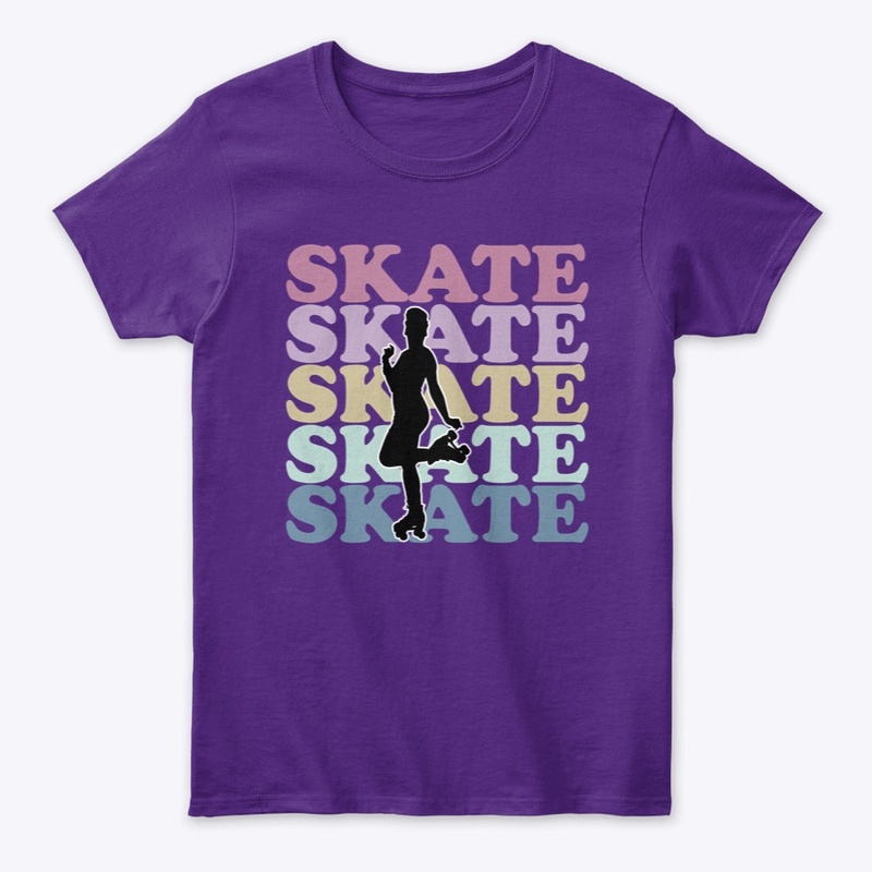 Roller Skater Silhouette 
