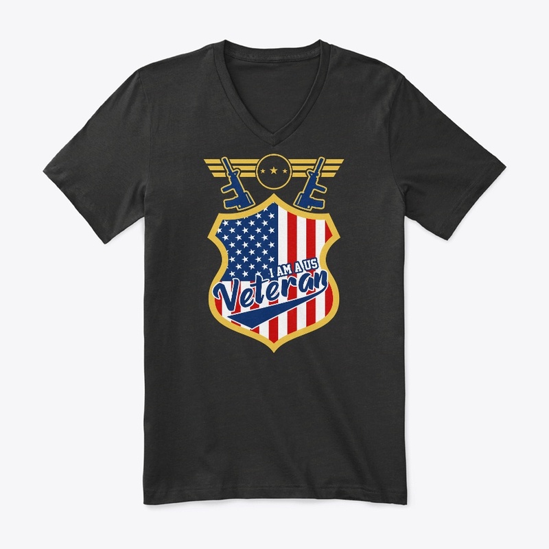 I am a US Veteran T Shirt Design