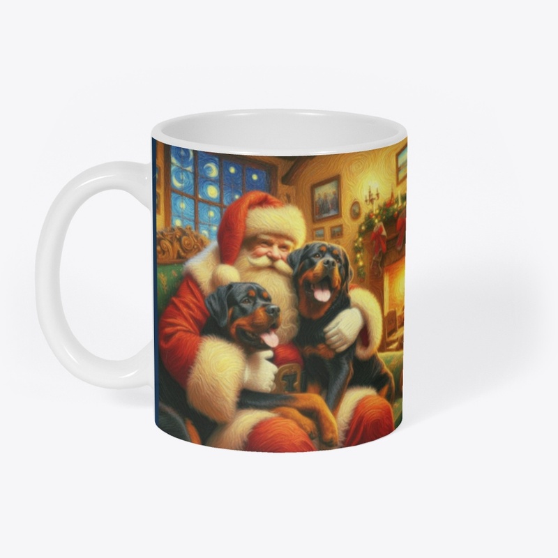 Rottweilers and Santa