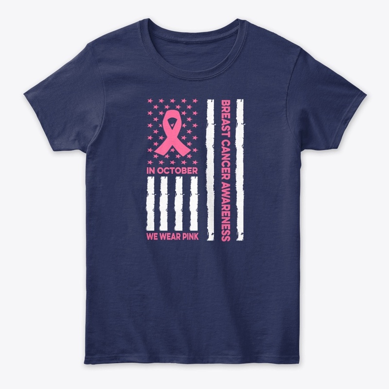 In October We Wear Pink Cancer T shirt