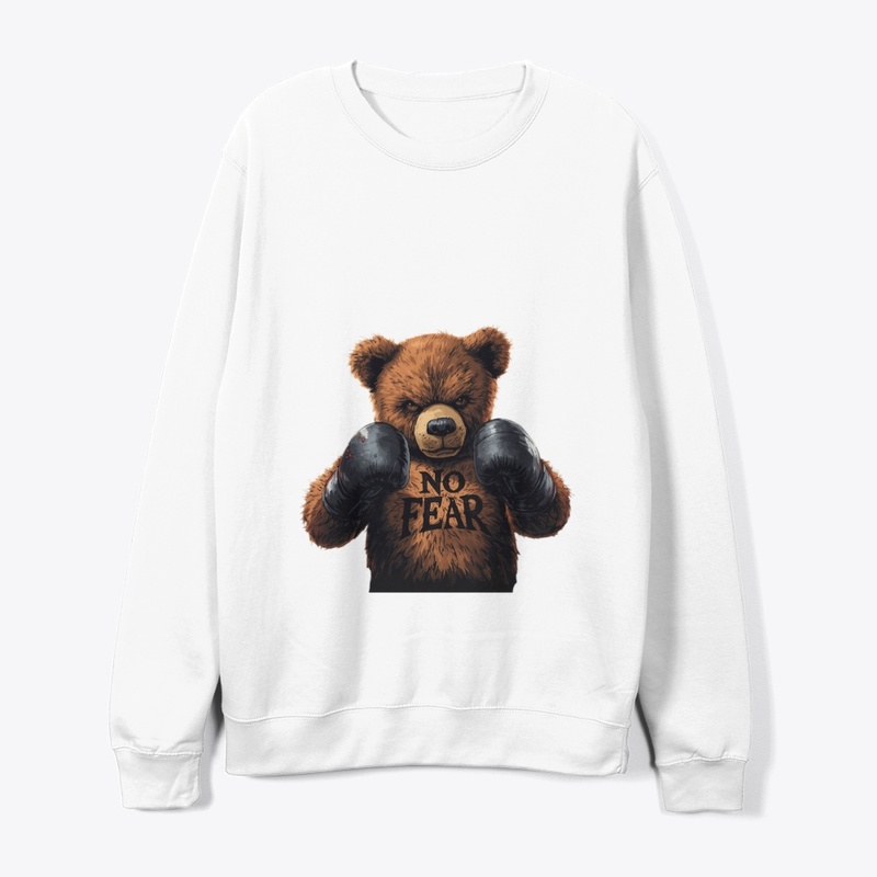 No Fear Fighter Bear – Battle-Ready Cute