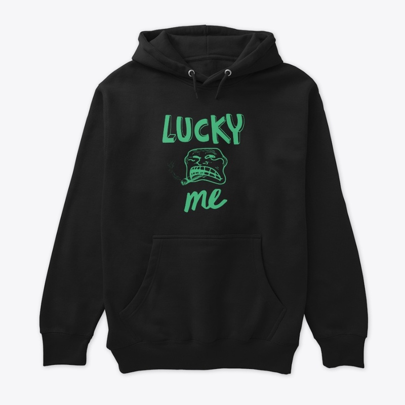 Lucky Me Smoking Face Funny Meme