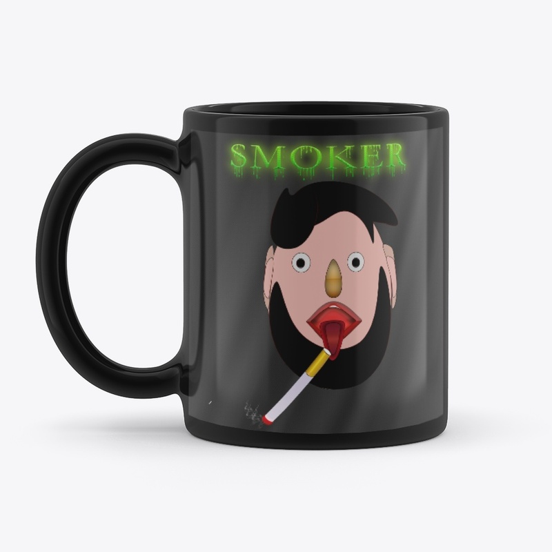 Smoker man Drinkware