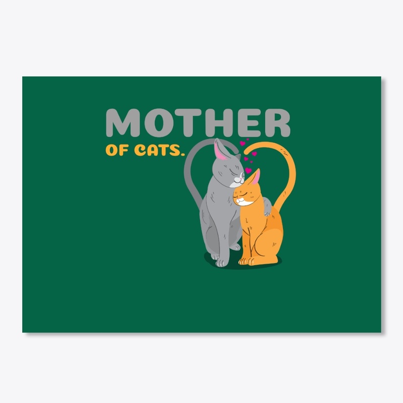 MOTHER OF CATS  T SHIRT,MUG,BAG...