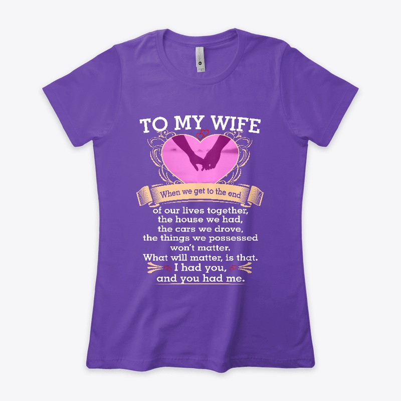 To my wife