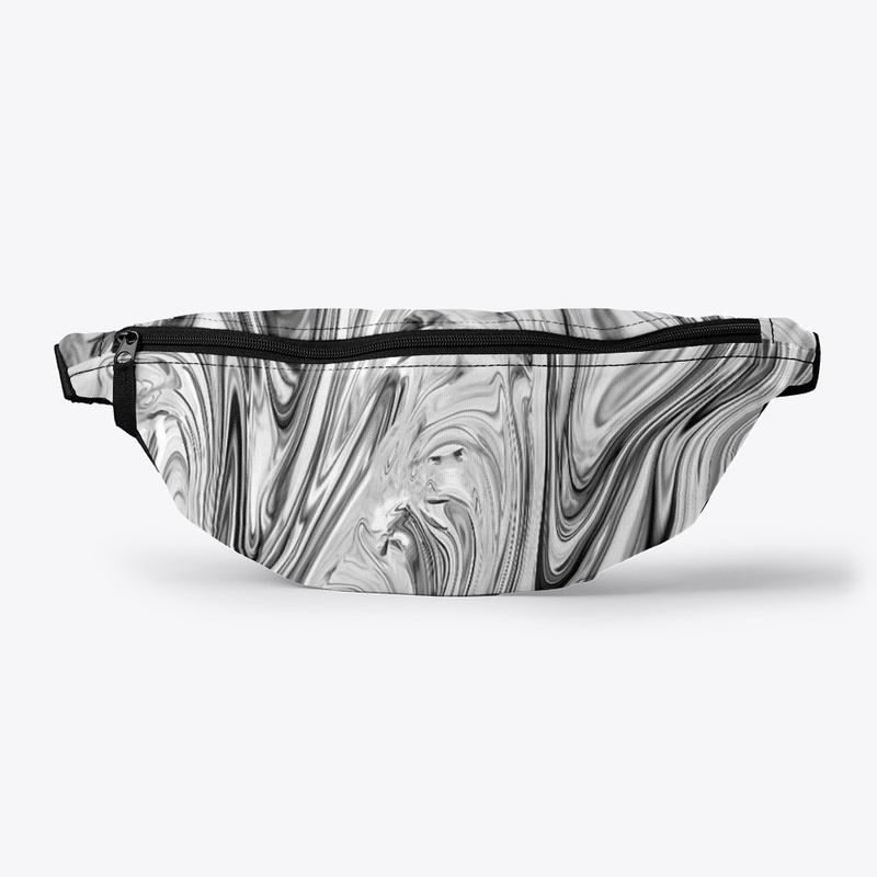 Oil Paint Mix Black and White