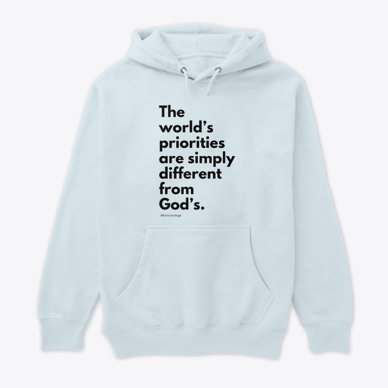 'God's Priority' Premium Pullover Hoodie