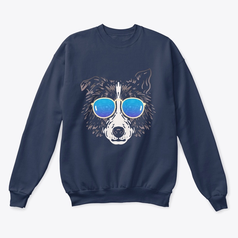 Cute Dog in Sunglasses (Colored+sg09)
