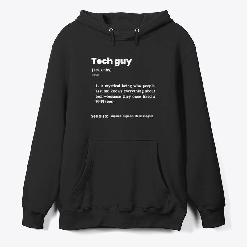 TechGuy Funny T Shirt for Coders & Geeks