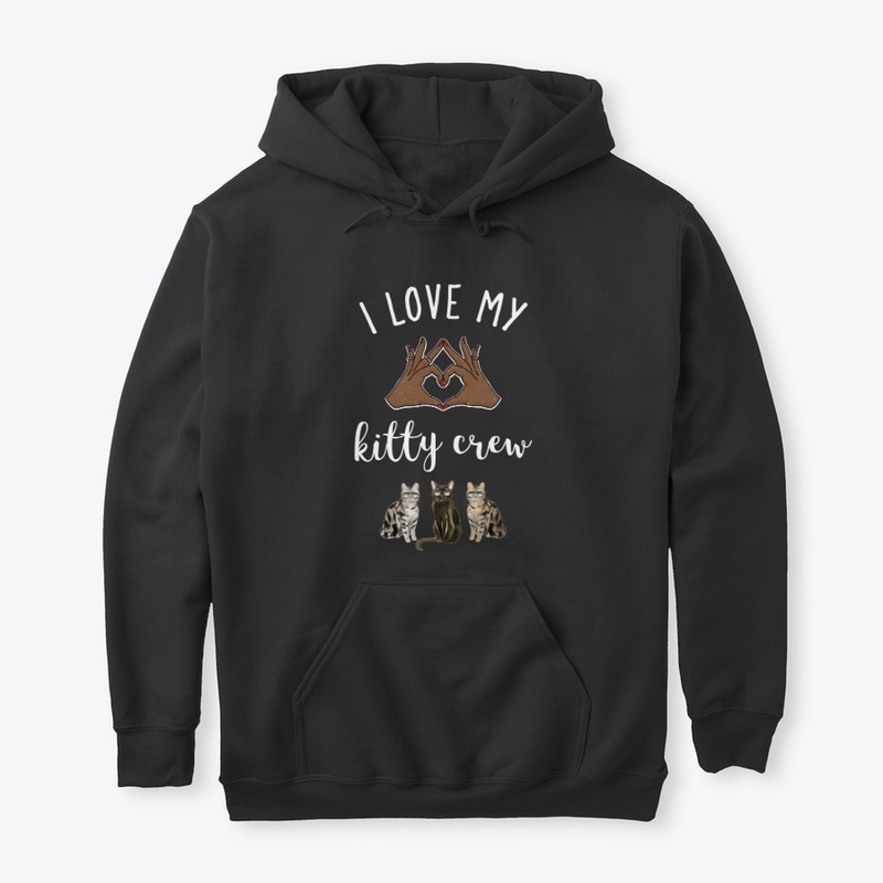 I Love My Kitty Crew Design 3 | Cat Tee 