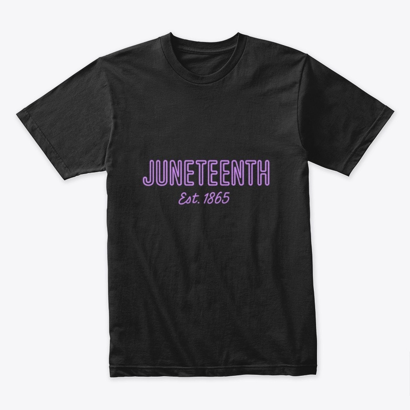 Juneteenth – Est. 1865 Neon Style