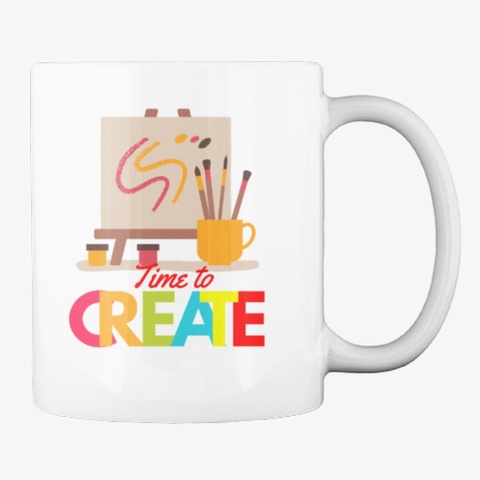 Origami Mug White T-Shirt Back
