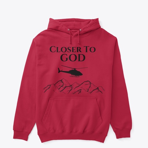 Lifted In Faith    Closer To God Red T-Shirt Front
