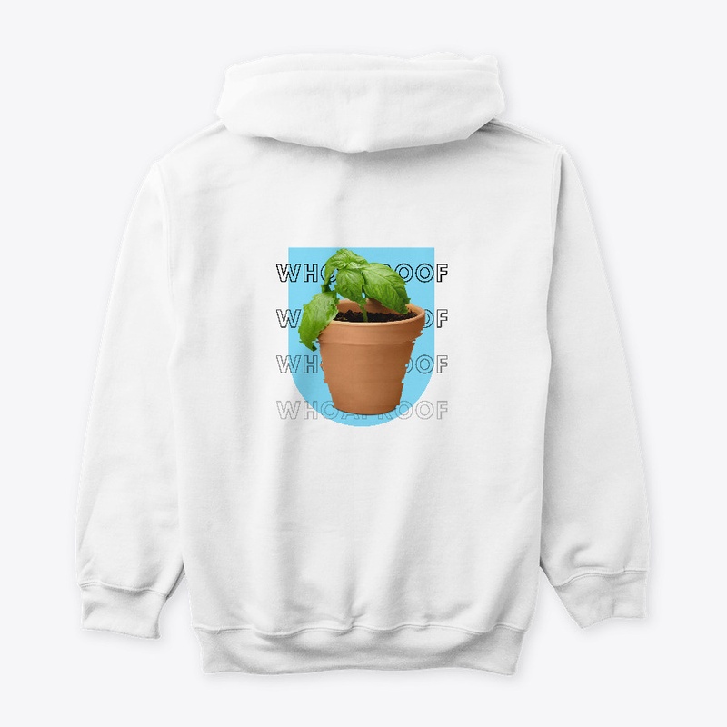 Whoaproof, Basil Plant, Blue background