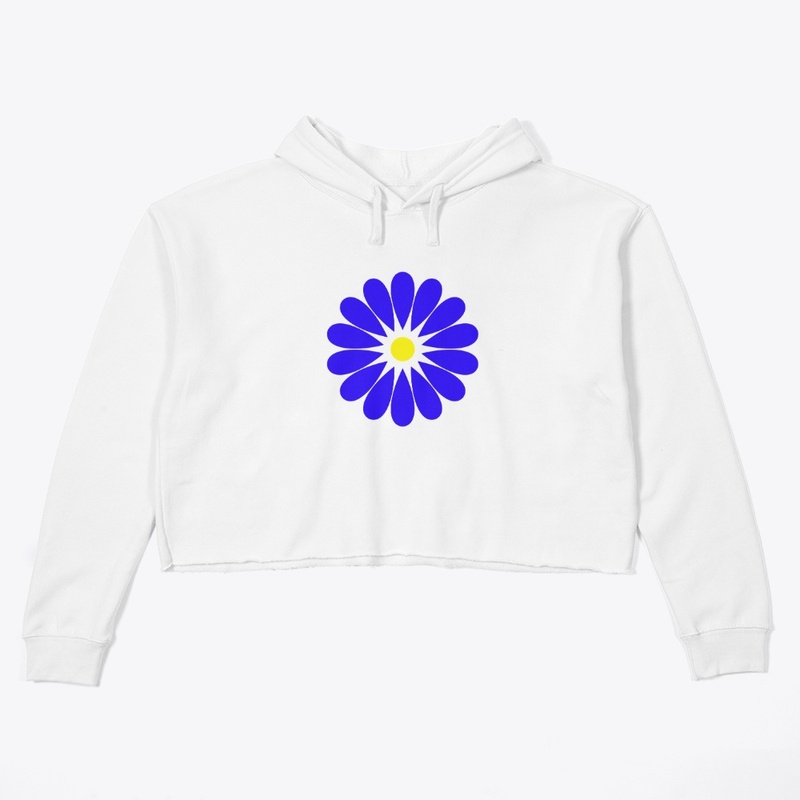 Sacred Geometry Blue Flower