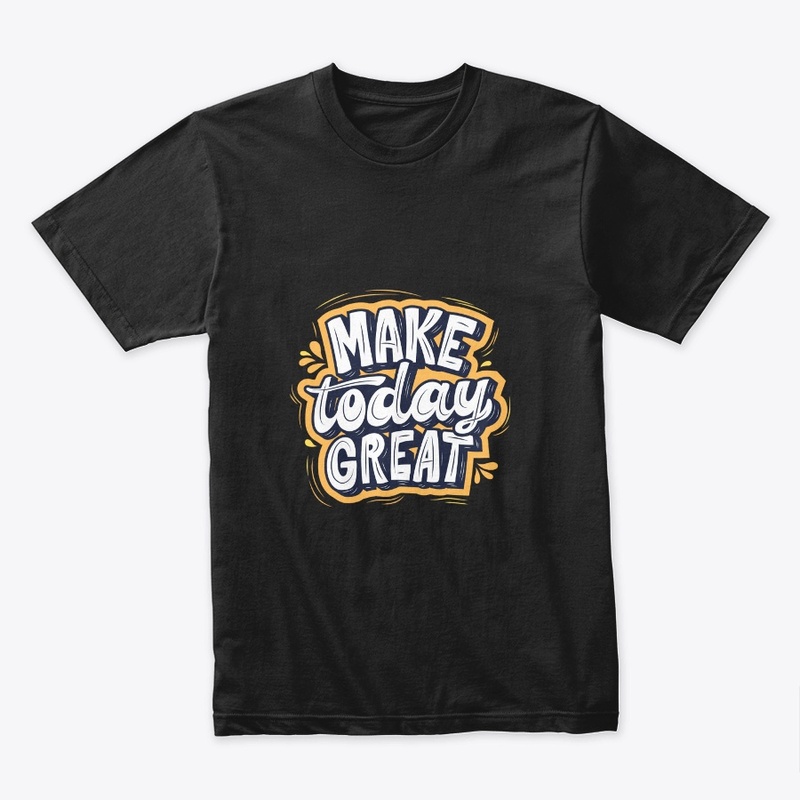 Make today great logo tshirt 