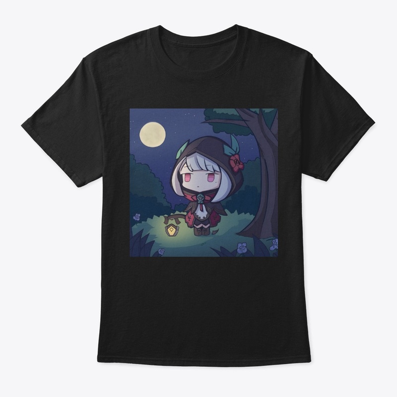Hooded chibi anime girl