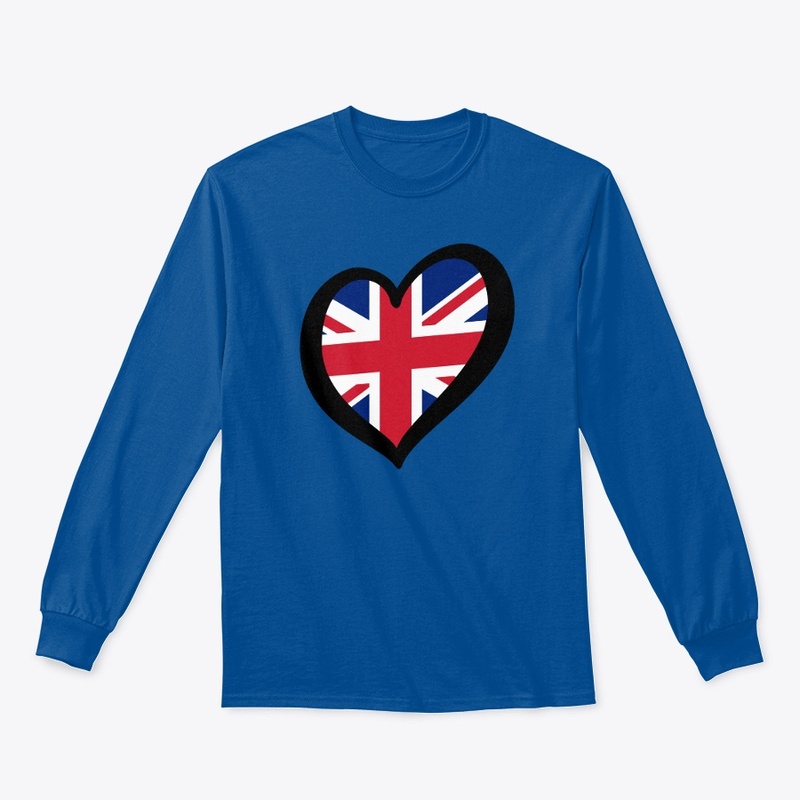 Beautiful UK flag design t shirt