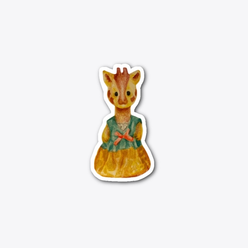 Giraffe Critter Sticker