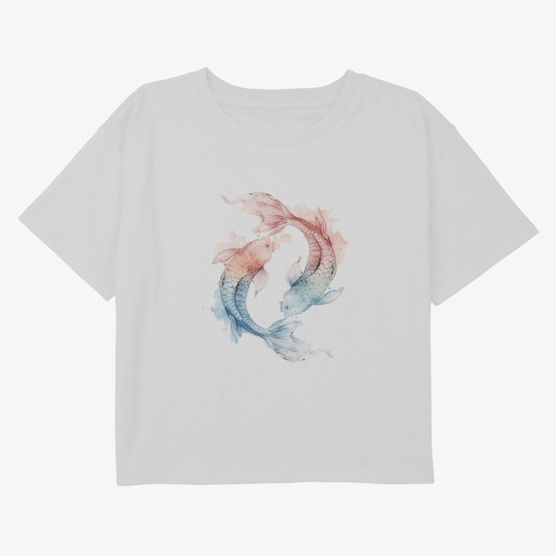 Pisces in Dreamy Light Watercolors