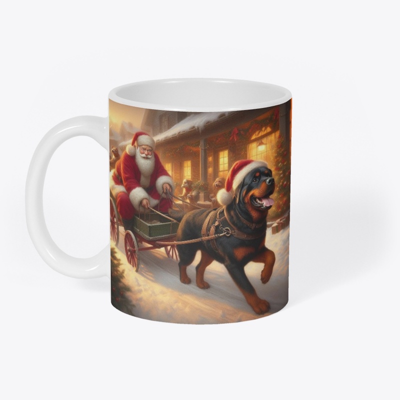 Rottweiler Santa