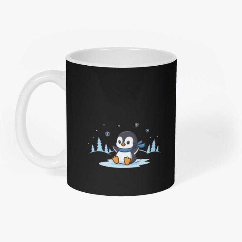 Cozy Winter Penguin T-Shirt