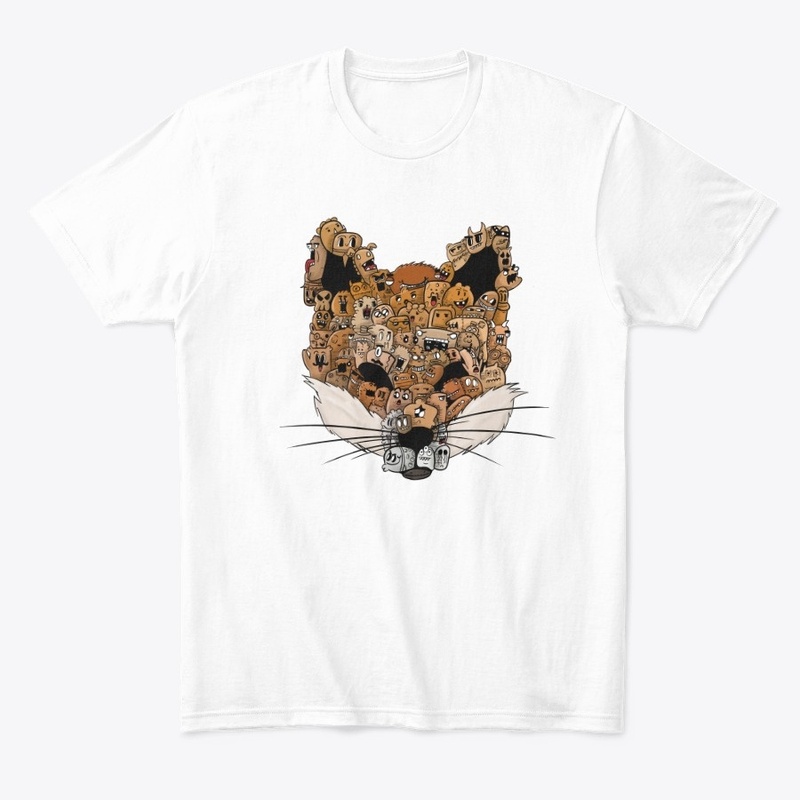 Fox doodle Color Shirt/Hoodie