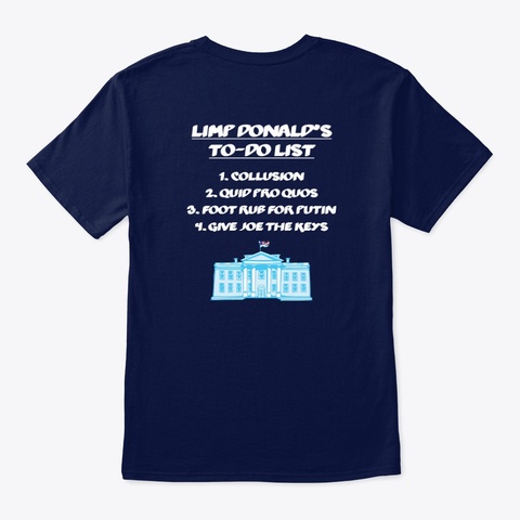 Limp Donald   No Easter For You! Navy áo T-Shirt Back