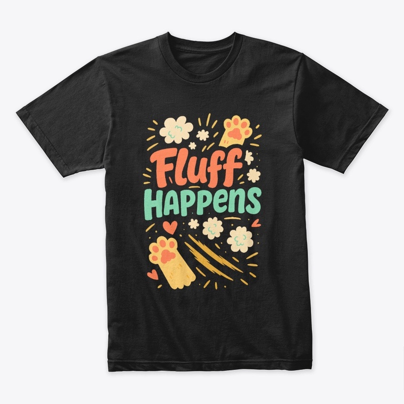Fluff Happens – Maine Coon Cat Quote 