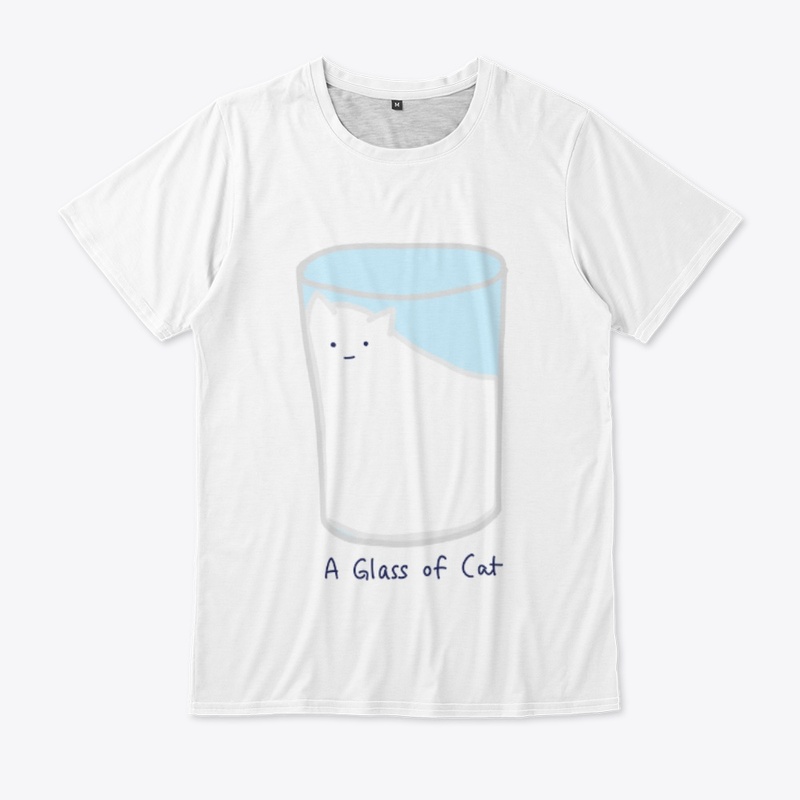 A glass of cat