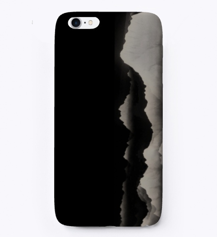 Black mountain silhouette 