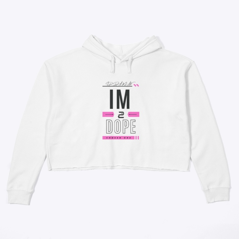 I2D DOPE CROP HOODIE