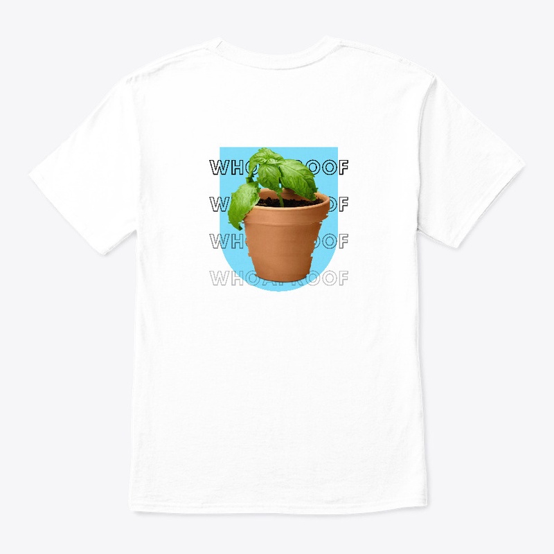 Whoaproof, Basil Plant, Blue background