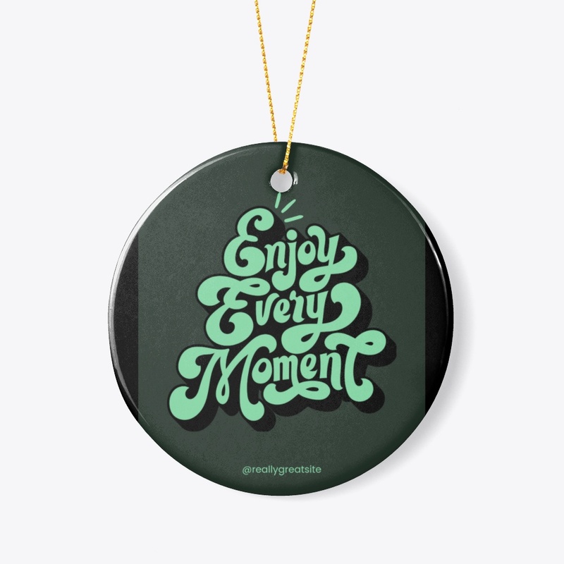 Enjoy Every Moment Black Hoodie